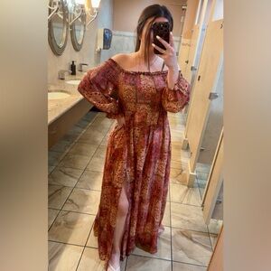 Pink Lily Patchwork Dress